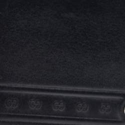 مملوكة مسبقًا Gucci Black Leather Money Clip Bifold Wallet