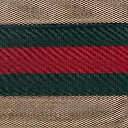 Gucci Brown Leather and Canvas Web Bifold Wallet