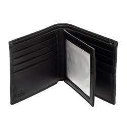 Pre Owned محفظة غوتشي طيه ثنائيه ويب كانفاس سوبريم جي جي بيج