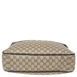 Gucci Beige/Brown GG Coated Canvas And Leather Medium Briefcase