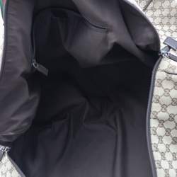 Gucci Beige/Ebony GG Canvas and Leather Carryall Duffle Bag
