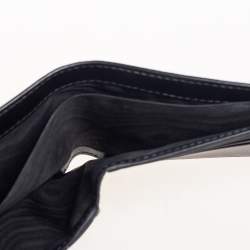 Gucci Black GG Supreme Canvas Kingsnake Print Bifold Wallet