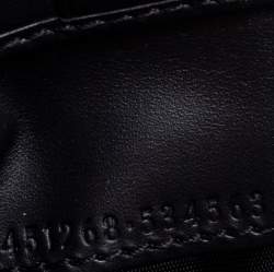Gucci Black GG Supreme Canvas Kingsnake Print Bifold Wallet