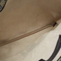 مملوكة مسبقًا حقيبة ماسنجر غوتشي كانفاس جي جي سوبريم بيج/أزرق كحلي بسحاب علوي 