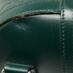 مملوكة مسبقًا Gucci Green Guccissima Leather Duffel Bag