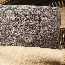 Gucci Dark Brown Leather Messenger Bag