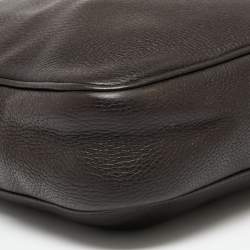 Gucci Dark Brown Leather Messenger Bag