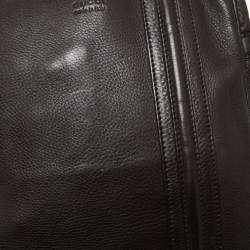 Gucci Dark Brown Leather Messenger Bag