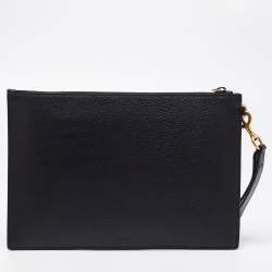 Pre Owned حقيبة صغيرة غوتشي جي جي مارمونت جلد أسود