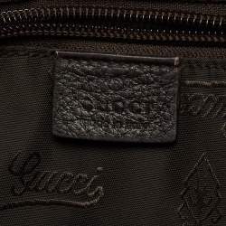Pre Owned Gucci Dark Brown Guccissima Leather Briefcase Bag