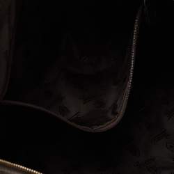 Pre Owned Gucci Dark Brown Guccissima Leather Briefcase Bag