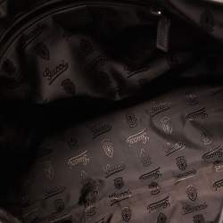Pre Owned Gucci Dark Brown Guccissima Leather Messenger Bag