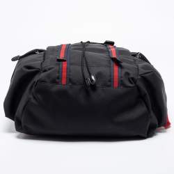 Pre Owned Gucci Black Nylon Techpack Backpack
