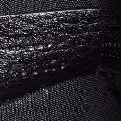 مملوكة مسبقًا Gucci Black Suede and Guccissima Leather Messenger Bag