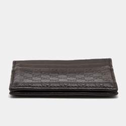 Gucci Brown Guccissima Leather Bifold Card Case