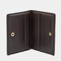 Gucci Brown Guccissima Leather Bifold Card Case
