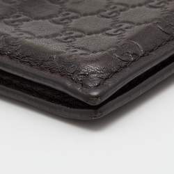 Gucci Brown Guccissima Leather Bifold Card Case
