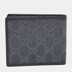 Gucci Grey GG Emprime Canvas Bifold Compact Wallet