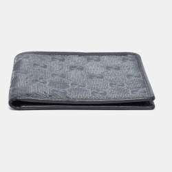 Gucci Grey GG Emprime Canvas Bifold Compact Wallet