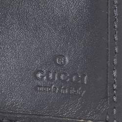 Gucci Grey GG Emprime Canvas Bifold Compact Wallet