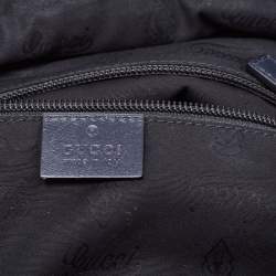 Gucci Blue Guccissima Leather Backpack