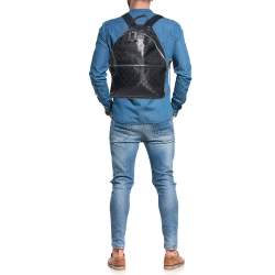 Gucci Blue Guccissima Leather Backpack