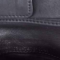 Pre Owned Gucci Black Leather Bifold Wallet 