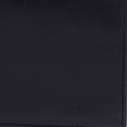 Pre Owned Gucci Black Leather Bifold Wallet 