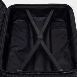 Gucci Black GG Imprime Canvas and Leather Trolley Suitcase