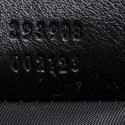 Gucci Black GG Imprime Canvas and Leather Trolley Suitcase