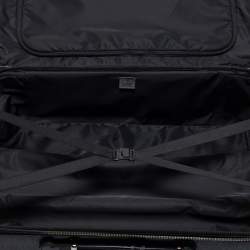 Gucci Black GG Imprime Canvas and Leather Trolley Suitcase