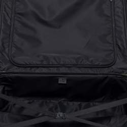 Gucci Black GG Imprime Canvas and Leather Trolley Suitcase