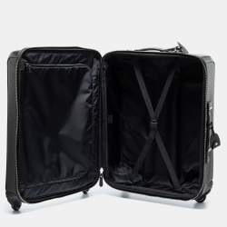 Gucci Black GG Imprime Canvas and Leather Trolley Suitcase