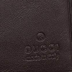 Gucci Beige/Brown GG Canvas and Leather Bifold Wallet