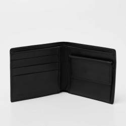 Gucci Black Guccissima Leather Bifold Wallet