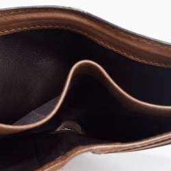 Gucci Brown Microguccissima Python Bifold Wallet