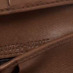 Gucci Brown Microguccissima Python Bifold Wallet