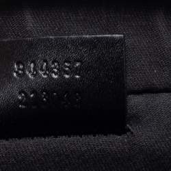 Pre Owned Gucci Black Bright Diamante Leather Briefcase