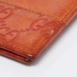 Gucci Orange Guccissima Leather Bifold Wallet