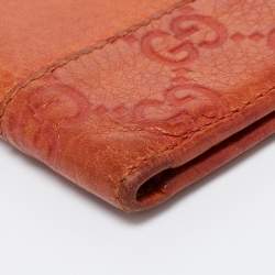 Gucci Orange Guccissima Leather Bifold Wallet