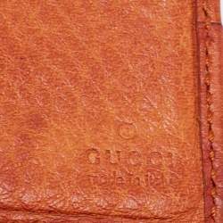 Gucci Orange Guccissima Leather Bifold Wallet