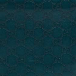 Pre Owned Gucci Green Microguccissima Leather Bifold Wallet