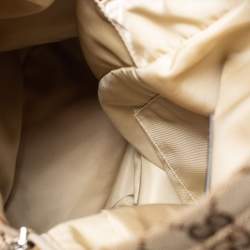 مملوكة مسبقًا Gucci X The North Face Beige/Orange GG Canvas And Leather Backpack