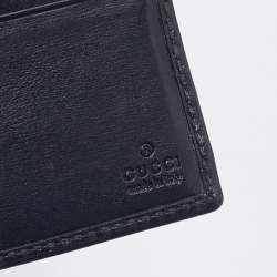 Gucci Black Leather Horsebit Bifold Wallet