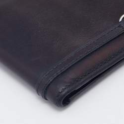 Gucci Black Leather Horsebit Bifold Wallet