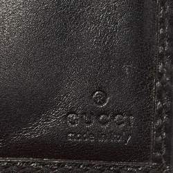 Gucci Black GG Canvas and Leather Bifold Wallet