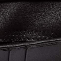Gucci Beige GG Supreme Canvas Web Bifold Wallet 