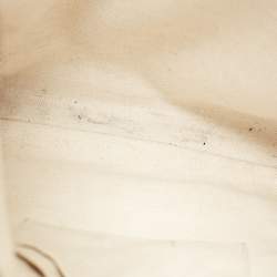 Pre Owned Gucci Beige/Brown Embroidered GG Supreme Canvas Medium Courrier Flat Messenger Bag