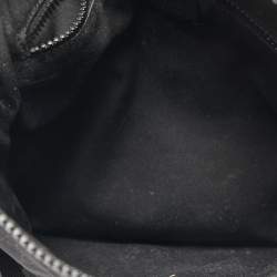 Pre Owned Gucci Black GG Nylon Small Flat Messenger bag