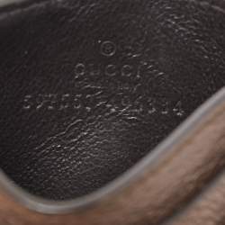 مملوكة مسبقًا Gucci Tricolor GG Supreme Canvas and Leather Neo Vintage Card Holder